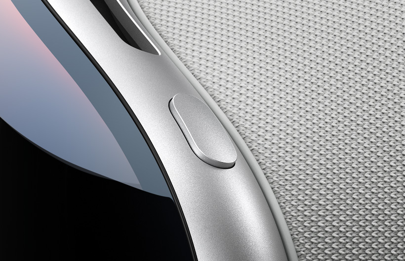 The top button on Apple Vision Pro used to capture a spatial photo or video